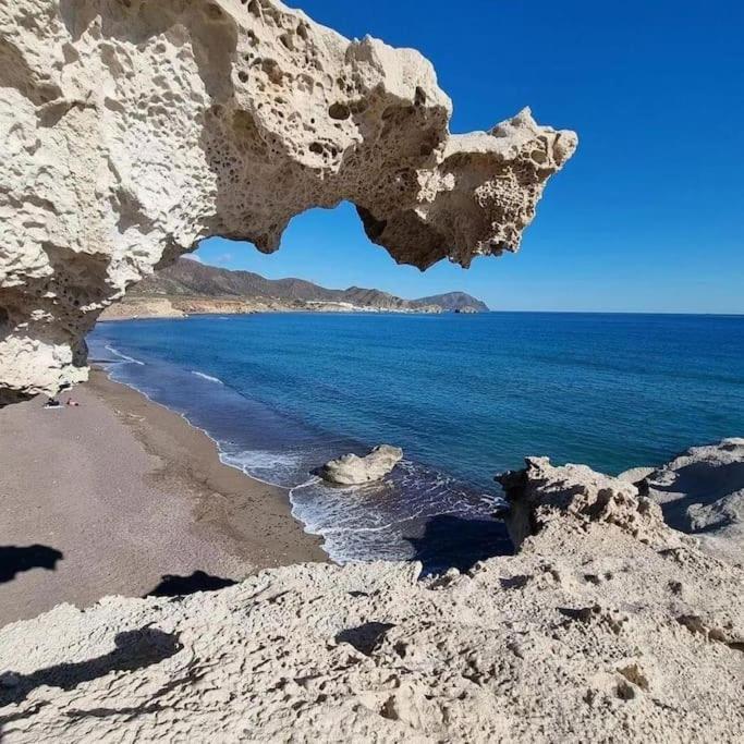 Apartamento Los Escullos Acantilado Almería Exterior foto